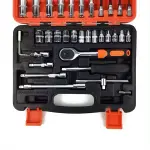 53-Piece 1/4-Inch Drive Ratchet Wrench & Socket Set