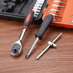 53-Piece 1/4-Inch Drive Ratchet Wrench & Socket Set