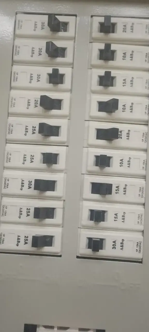 6 Way 18 Pole SPN Distribution Board with 100A DP Main Isolator Ghana (2)