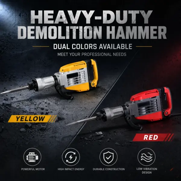 65A/85A Heavy-Duty Electric Demolition Drill — 220V Industrial Crushing Tool