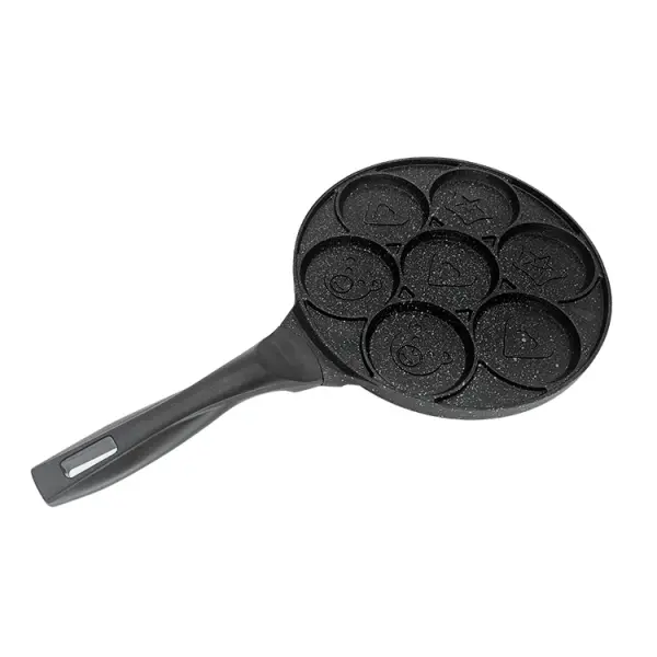 7-Hole Breakfast Pan Ghana – Non-Stick Pancake, Waffle & Crepe Pan