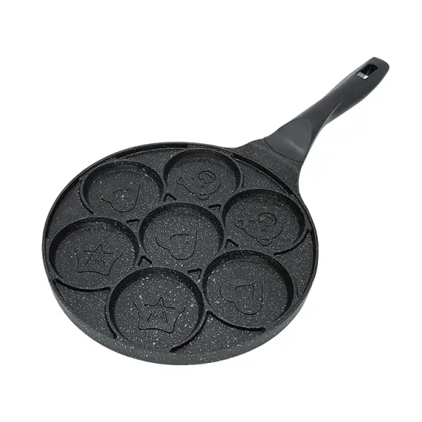7-Hole Breakfast Pan Ghana – Non-Stick Pancake, Waffle & Crepe Pan