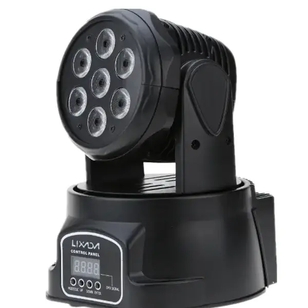 7×10W 4-in-1 RGBW LED Wash Moving Head Light for DJs & Events Ghana (1)