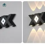 7W LED Letter X Wall Light – IP65 Waterproof Outdoor Decorative Wall Lamp for Homes & Gardens in Ghana