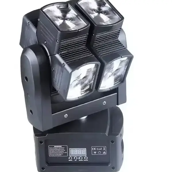 8×12W RGBW Rotating LED Moving Head Light with DMX512 for DJ & Events Ghana (3)