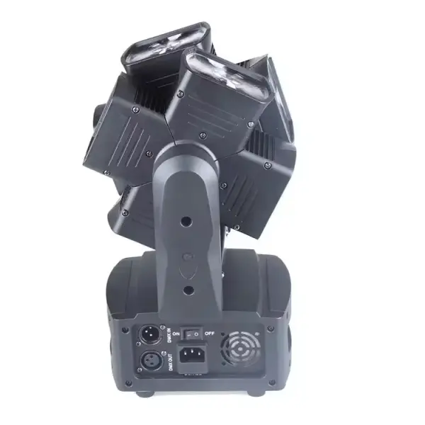 8×12W RGBW Rotating LED Moving Head Light with DMX512 for DJ & Events