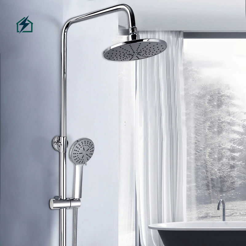 β Adjustable Rainfall Shower Set Adjustable Shower Height