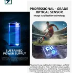 AI Smart Glasses with Camera & Real-Time Translation Ghana – 1080P Video Recording, Voice Assistant, Music & Calls
