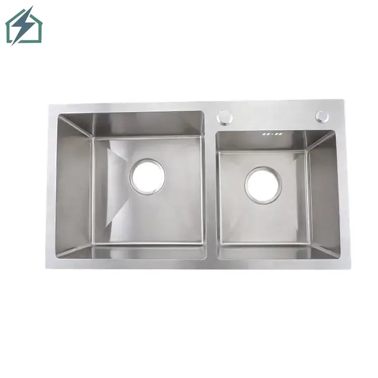 Black Double Bowl Kitchen Sink – Premium Stainless Steel Kitchen Sink Ghana (5)