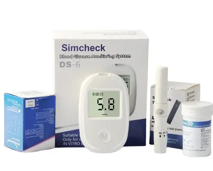 Blood Glucose Meter – Digital Blood Sugar Testing Kit with LCD Display & Test Strips (1)