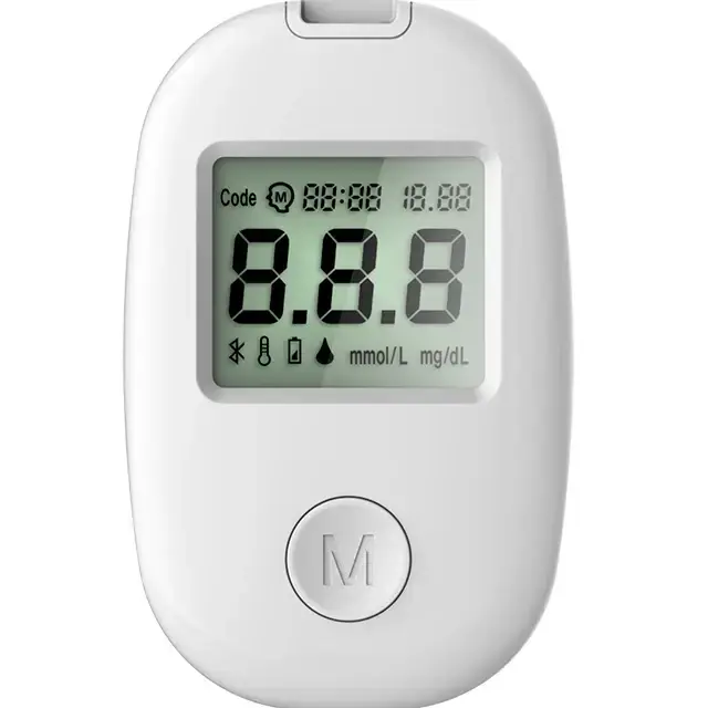 Blood Glucose Meter – Digital Blood Sugar Testing Kit with LCD Display & Test Strips (2)
