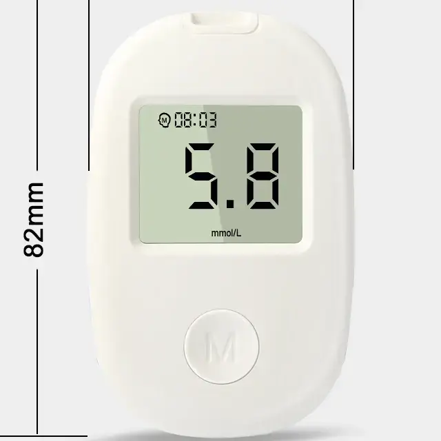 Blood Glucose Meter – Digital Blood Sugar Testing Kit with LCD Display & Test Strips (5)