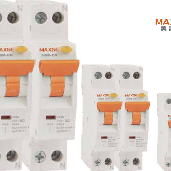 MAXGE 1P+N RCBO Circuit Breaker (6A–32A, 4.5/6kA) – Earth Leakage Protection Ghana