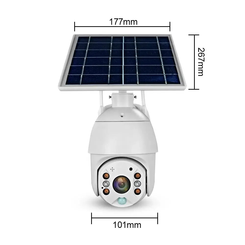 C-Berry PTZ Solar Security Camera 4G Wireless Smart CCTV Camera in Ghana (5)