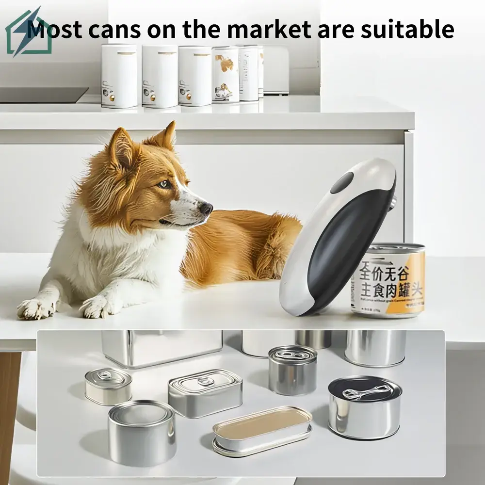 CLITON Cordless Electric Can Opener Ghana – One-Touch USB-C Rechargeable Can Opener 1 (5)