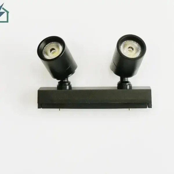 Double Head LED Track Spotlight – Adjustable Display & Shelf Lighting for Shops and Showrooms Ghana