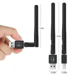 Dual Band USB WiFi Antenna 2.4GHz & 5GHz – Long Range High Gain Wireless Adapter for PC & Desktop Ghana