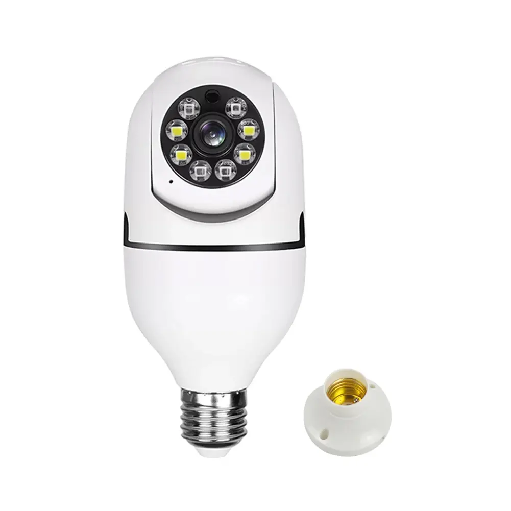 E27 WiFi Bulb Security Camera 360° – Smart Wireless CCTV Light Camera for Ghana Homes (2)
