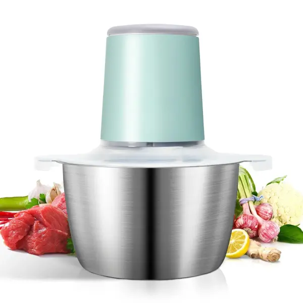 Electric Food Processor & Meat Grinder 2.0L Ghana – Stainless Steel Multi-Purpose Chopper