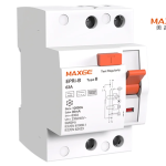 MAXGE EPRi-B 2P RCCB (Up to 63A) – Earth Leakage Circuit Breaker Ghana