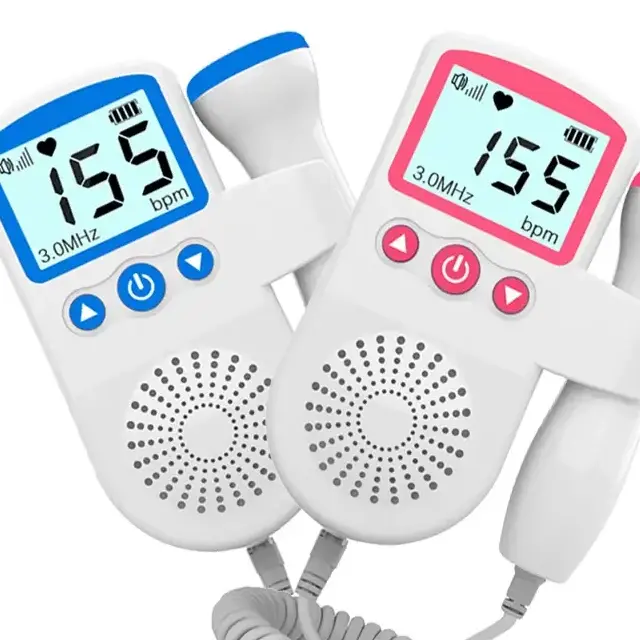 Fetal Doppler 3.0MHz Baby Heartbeat Monitor – Portable Fetal Heartbeat Monitor for Pregnancy (2)