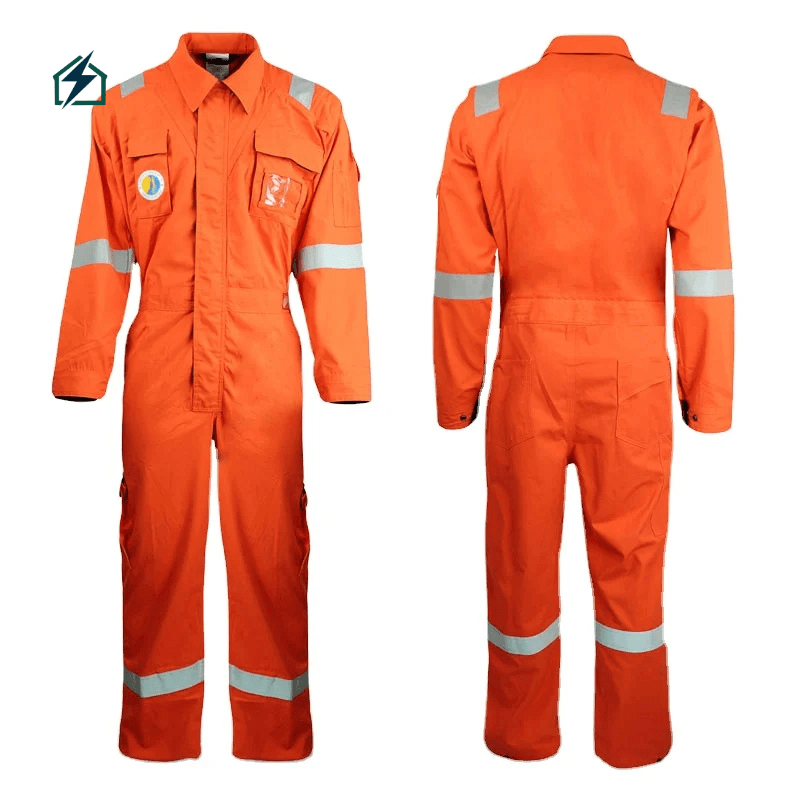 βFlame Retardant Safety Coverall Anti-Static Design