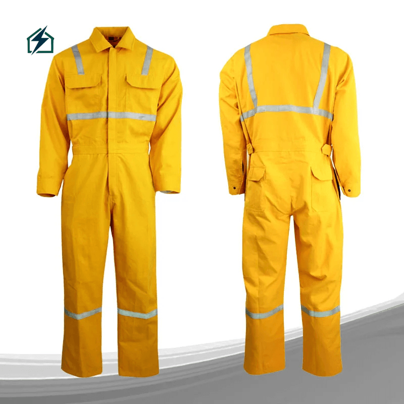 βFlame Retardant Safety Coverall Heat Resistant Material