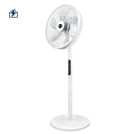 Focus 5-Blade Standing Fan with Remote Control – 3 Speed
