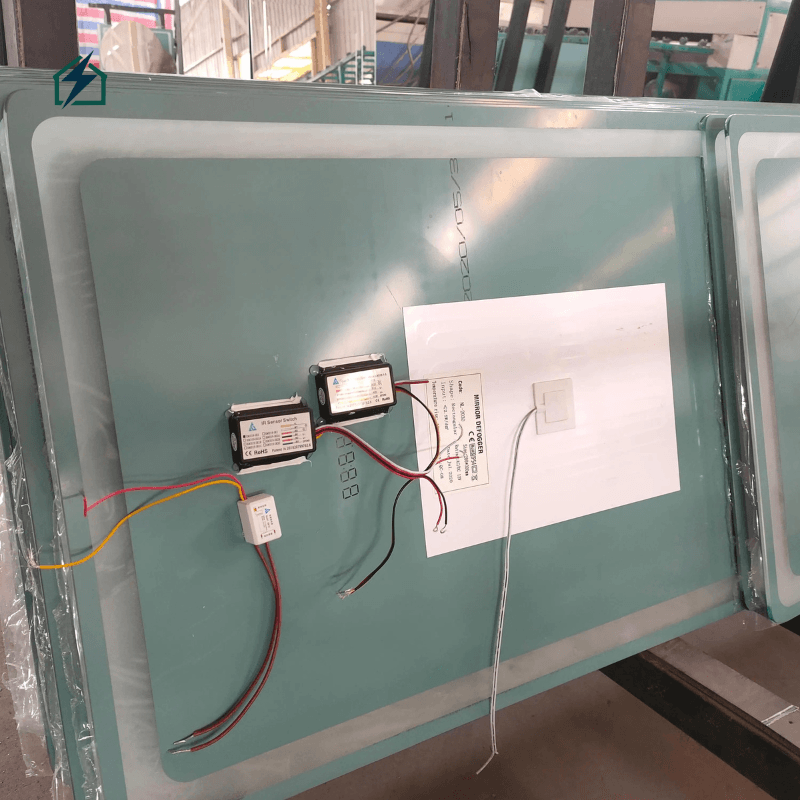 β Frameless Bathroom Mirror No Distortion Glass