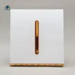 Frameless Gold Single Gang Wall Switch – Luxury 10A Light Switch for Homes & Offices in Ghana