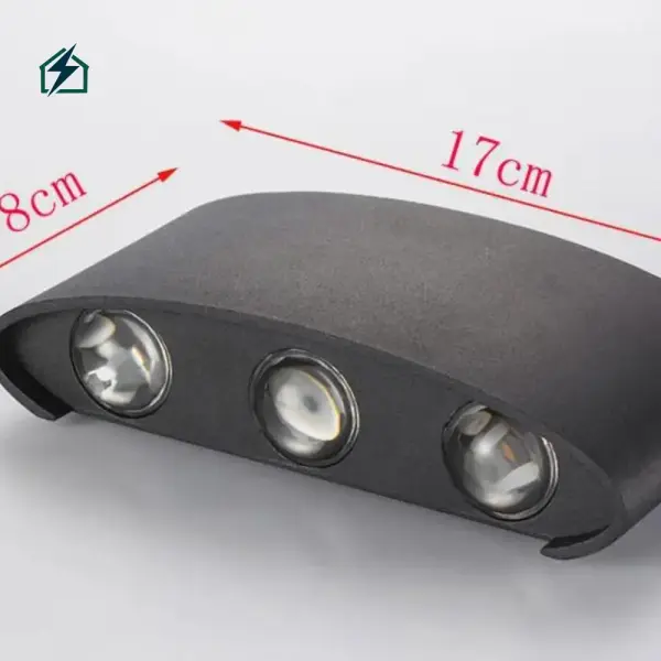 Hagood HG-05 6W LED Waterproof Wall Lamp – Modern Outdoor Wall Light for Homes & Gardens in Ghana