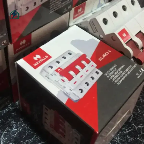 Havells 4 Pole Circuit Breaker – Heavy Duty Three-Phase MCB for Industrial & Commercial Electrical Protection Ghana