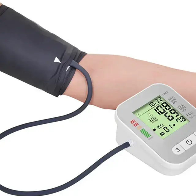 High-Quality Digital Blood Pressure Monitor – Automatic Upper Arm BP Machine with LCD Display & Memory (4)
