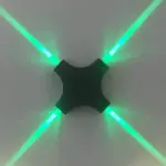 LED Cross Star Wall Light – Outdoor Waterproof Decorative Security Light for Homes & Buildings in Ghana