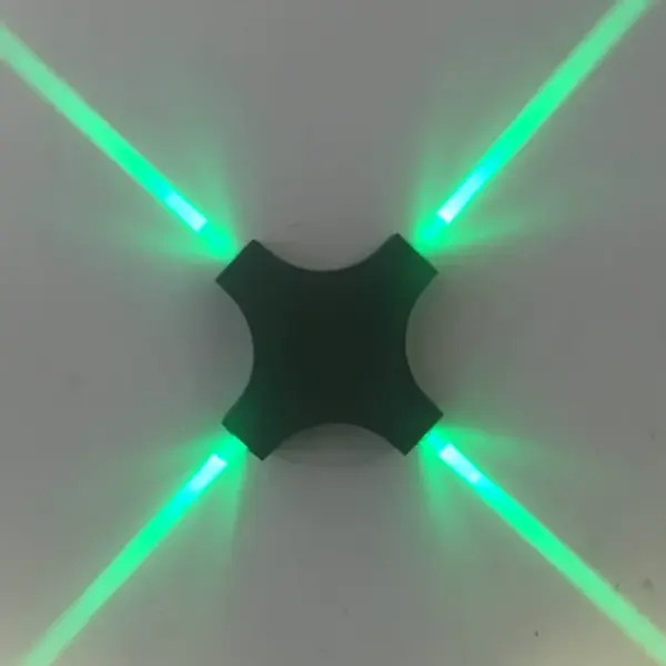 LED Cross Star Wall Light – Outdoor Waterproof Decorative Security Light for Homes & Buildings in Ghana