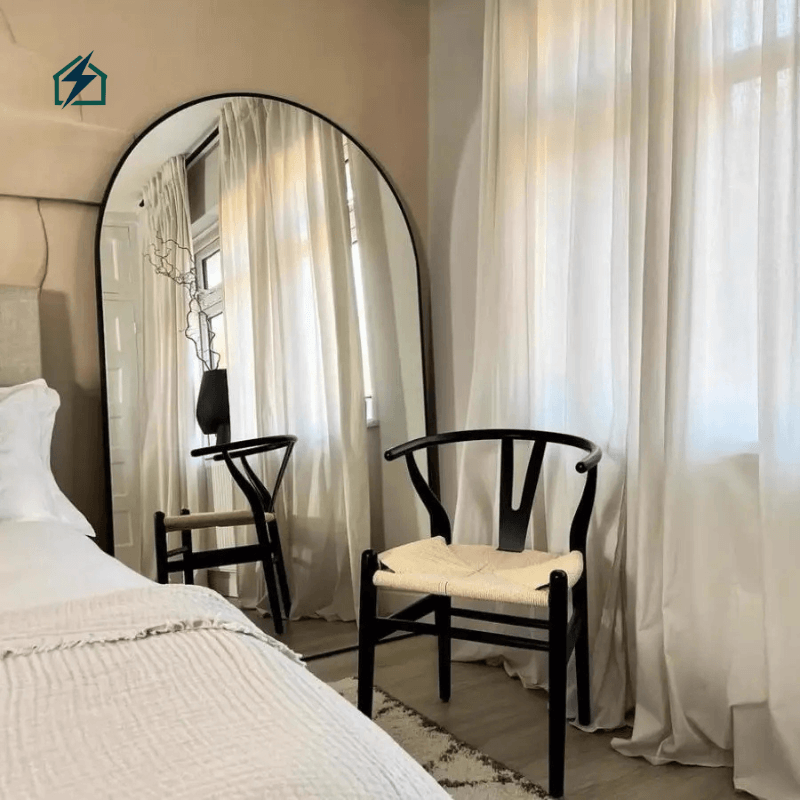 ✔Luxury Arched Full Length Mirror Full Body Viewing Mirror