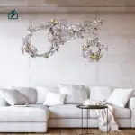 Luxury Flower Shape Crystal Chandelier Ghana | Modern LED Crystal Ceiling Light by Zeal Lighting