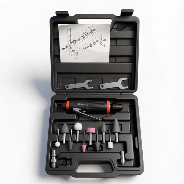 Mini Air Die Grinder Kit – 25,000RPM Pneumatic Grinding & Engraving Tool for Metalwork, Polishing & Auto Repairs in Ghana