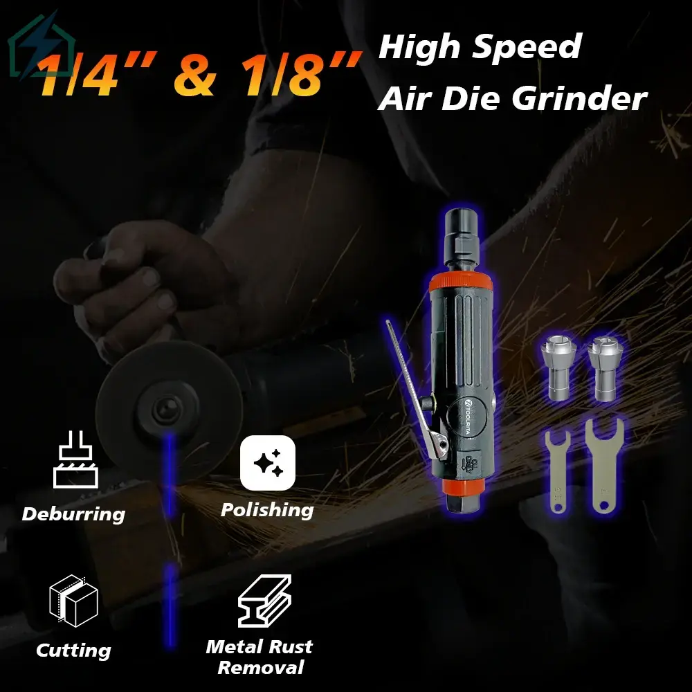 Mini Air Die Grinder Kit – 25,000RPM Pneumatic Grinding & Engraving Tool  in Ghana (5)