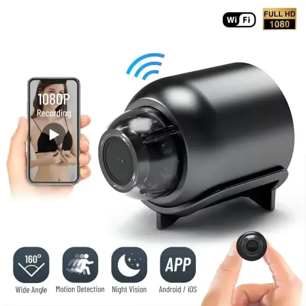 Mini Dome WiFi HD Security Camera – Smart Wireless Indoor CCTV Camera for Ghana
