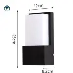 Modern 10W IP65 Waterproof LED Wall Light – Outdoor Garden & Compound Light for Homes in Ghana