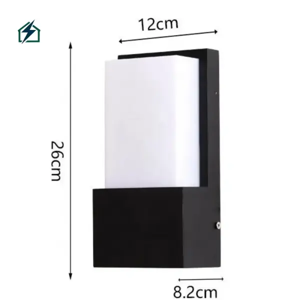 Modern 10W IP65 Waterproof LED Wall Light – Outdoor Garden & Compound Light for Homes in Ghana