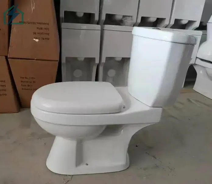 Modern Ceramic Dual Flush Toilet – Water Saving Two-Piece WC Toilet for Homes, Hotels & Offices Ghana (2)