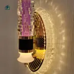 Modern LED Acrylic Wall Light (B5171-1W) Gold Decorative Wall Lamp for Homes & Hotels in Ghana