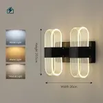 Modern Nordic Bowknot LED Wall Lamp W016 – Luxury Bedroom Wall Light for Homes & Hotels in Ghana
