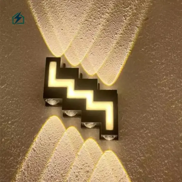 Modern SMD LED Up Down Outdoor Wall Light 12W Waterproof Aluminium Wall Lamp Ghana