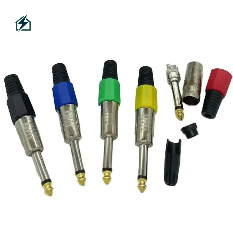 🎤Monophonic Swiss 6.35mm Microphone Plug – Professional Audio Jack Connector for DJs & Studios in Ghana Standard 6.35mm Jack