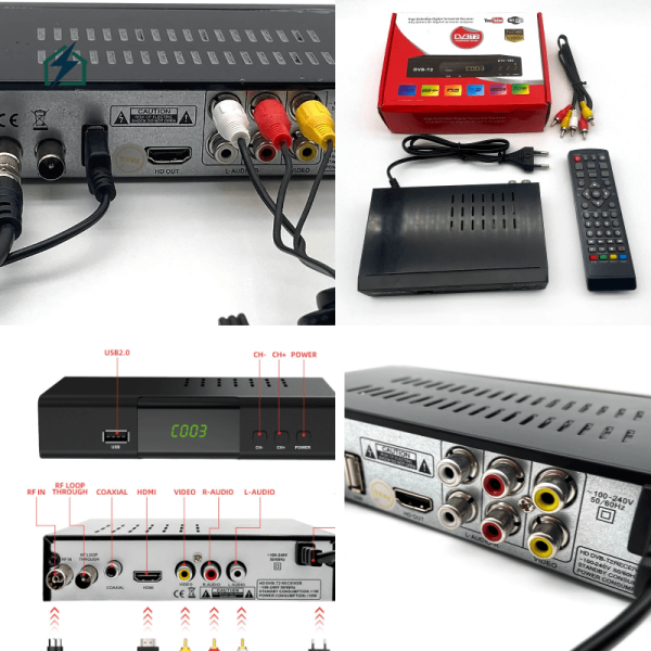 DVB T2 Full HD WiFi Set Top Box