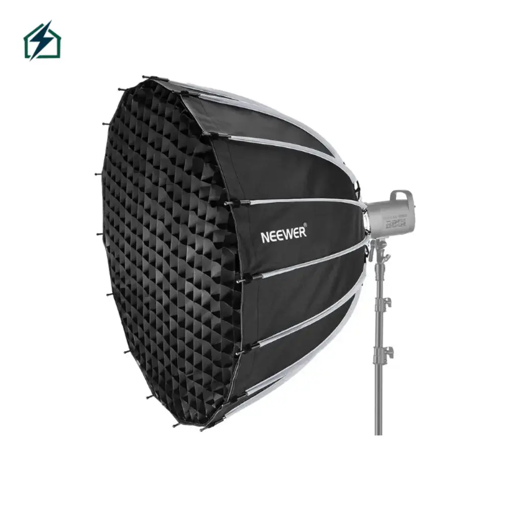 NEEWER 47.2-Inch Parabolic Softbox Ghana – Professional Studio Light Modifier for Photography & Video Large 47.2-Inch Diameter