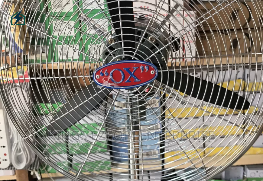 ox 18-inch industrial fan size